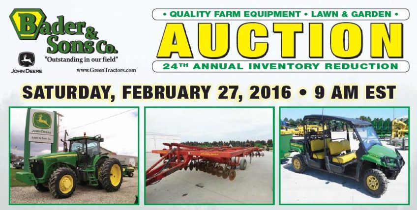 24th Annual Bader & Sons Co. Inventory Reduction Auction